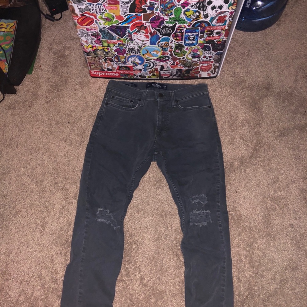 Hollister ripped jeans